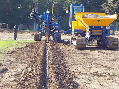 Sports Field Drainage Contractor carmarthen